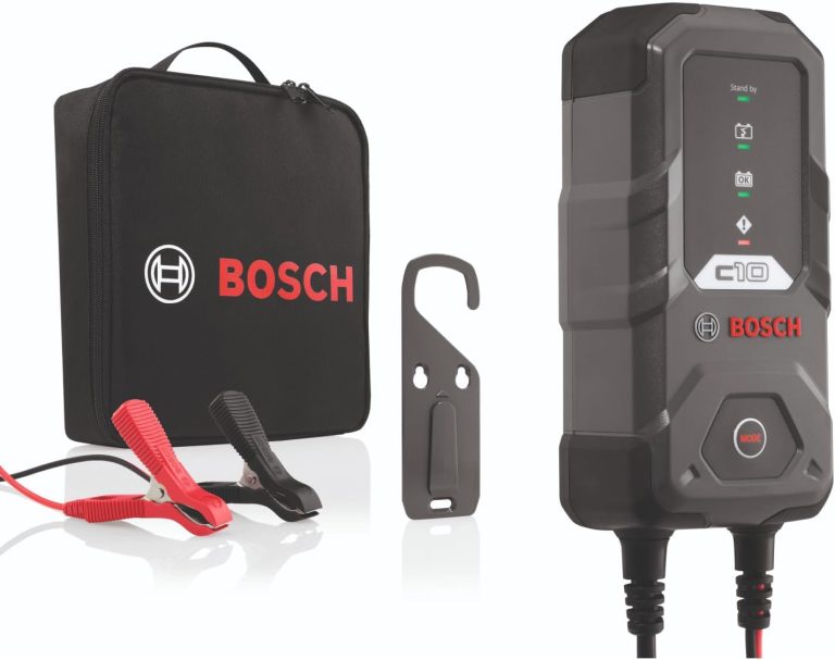 BOSCH Chargeur de Batterie 0189911010 : Avec Fonction de Maintien pour Batteries 12V Plomb-acide, AGM, GEL, EFB et SLI