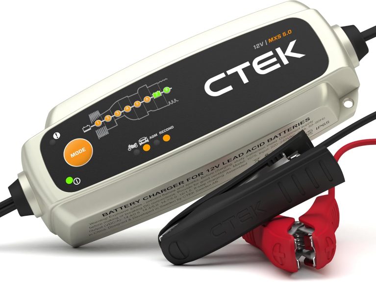 CTEK MXS 5.0 : Chargeur de Batterie 12V 5A avec Compensation de Température et Mode de Reconditionnement