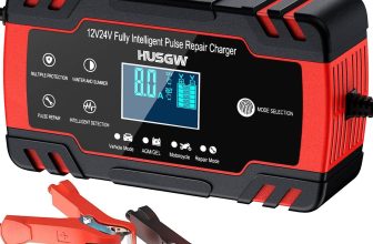 Notre test du Husgw 8A : Chargeur Batterie Voitures 12V/24V, Maintien de Charge Auto