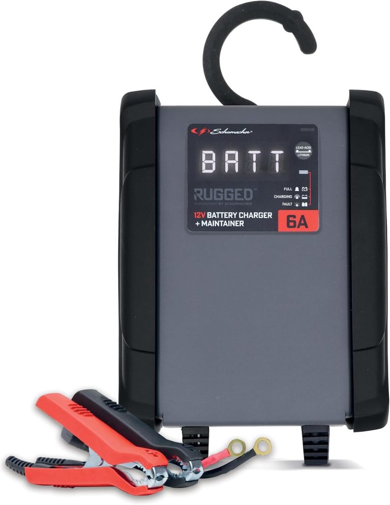 Schumacher Rugged SPX 459 Chargeur et Maintien de Charge Automatique et Intelligent 12V, 6A